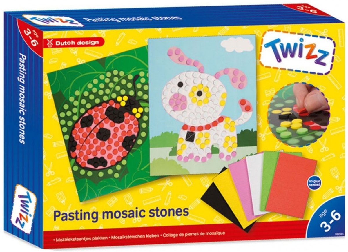 Twizz Mozaïeksteentjes Plakken 8-delig
