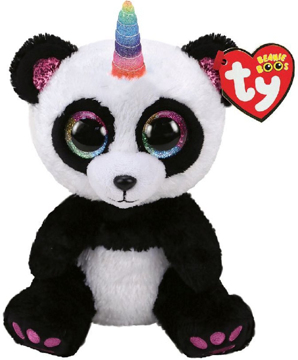 TY Beanie Boos Panda Knuffel Paris 15 cm