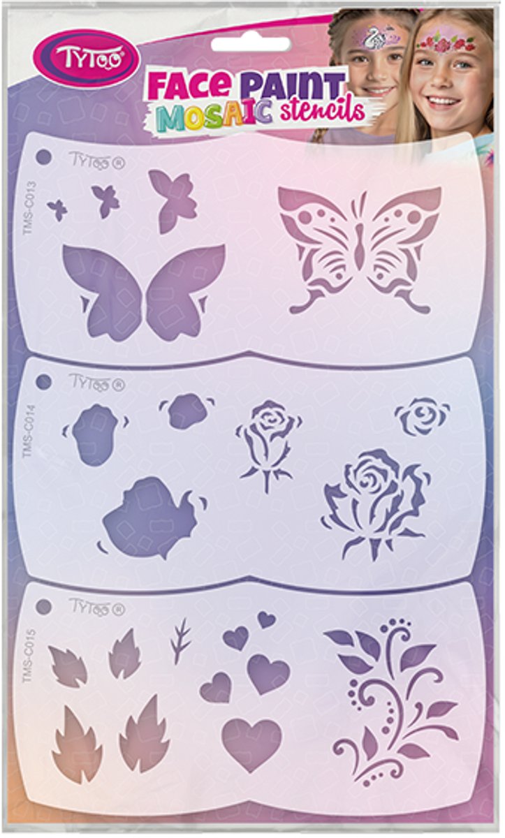 Facepaintstencils Butterfly