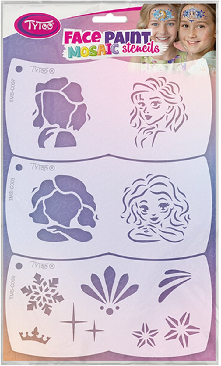 Schminkstencils Ijskoningin