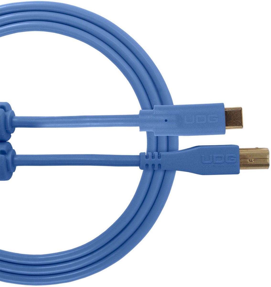 UDG USB 2.0 C-B Light Blue Straight 1,5 m (U96001LB) - Kabel voor DJs
