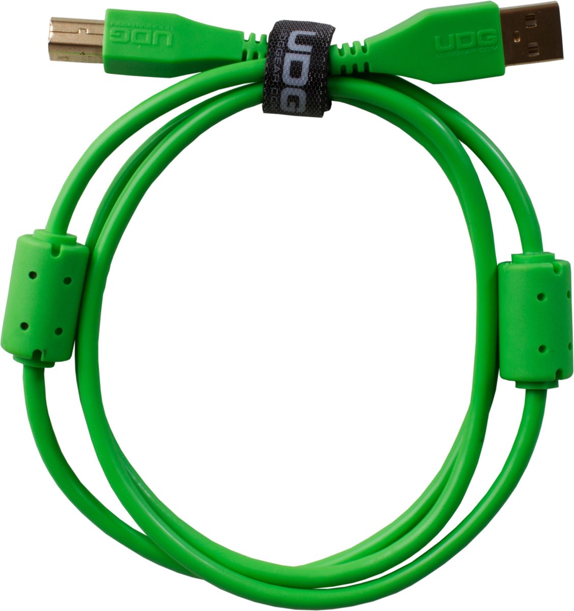 UDG Ultimate Audio Cable USB 2.0 A-B Green Straight 1m (U95001GR) - Kabel voor DJs