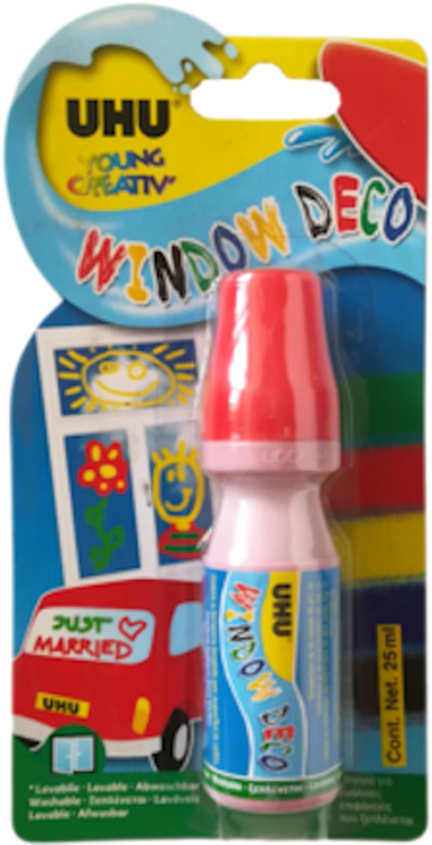 UHU vensterstift Rood