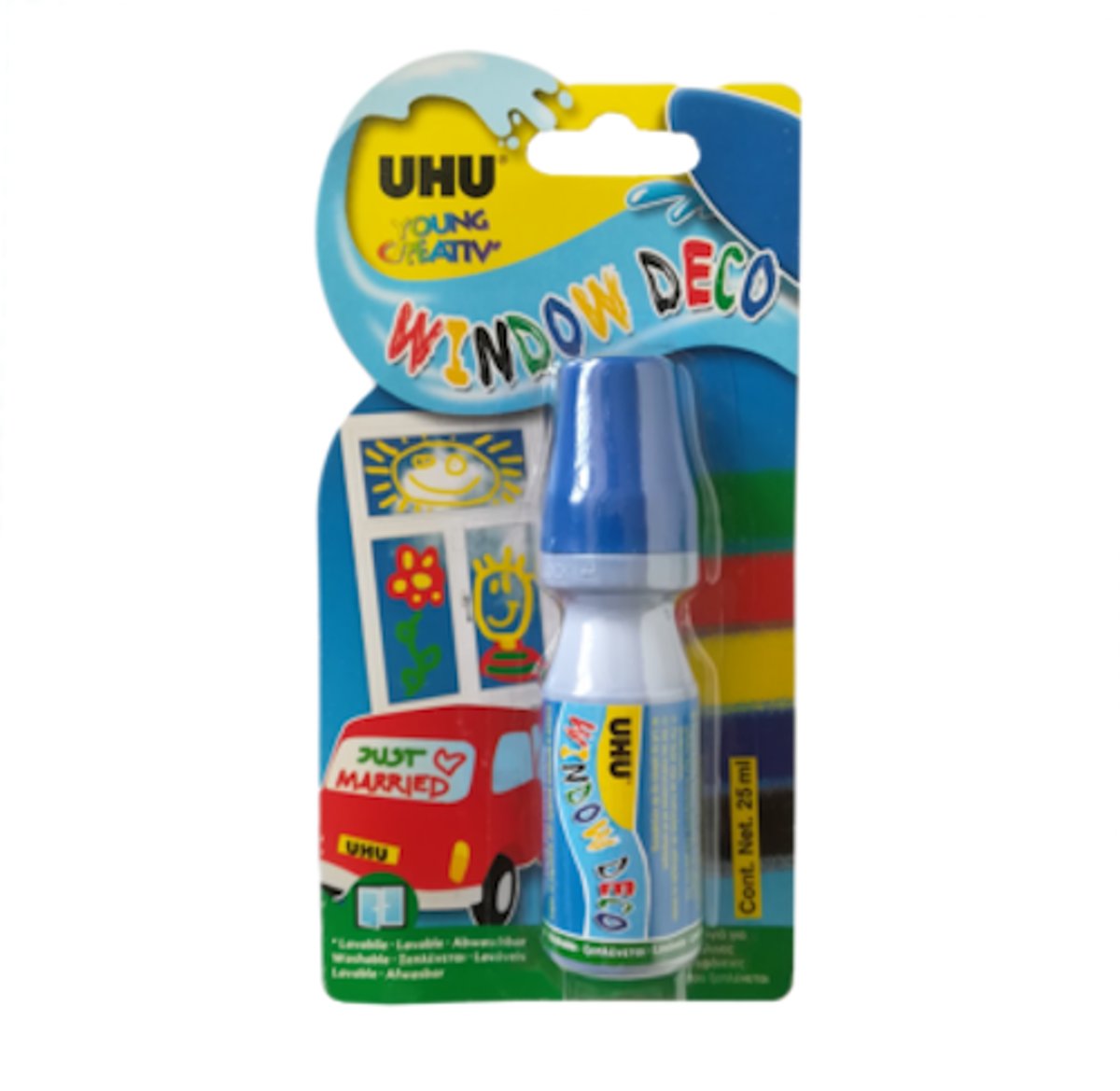 UHU vensterstift blauw