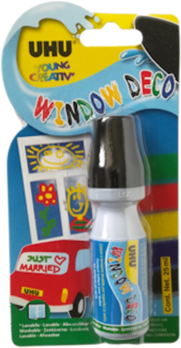 UHU vensterstift zwart