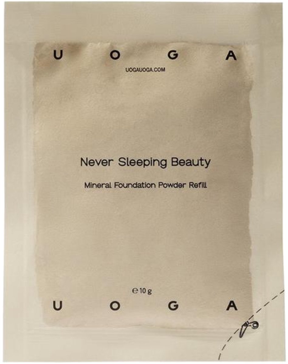 Uoga Uoga Foundation powders never sleeping beauty refill 10 Gram