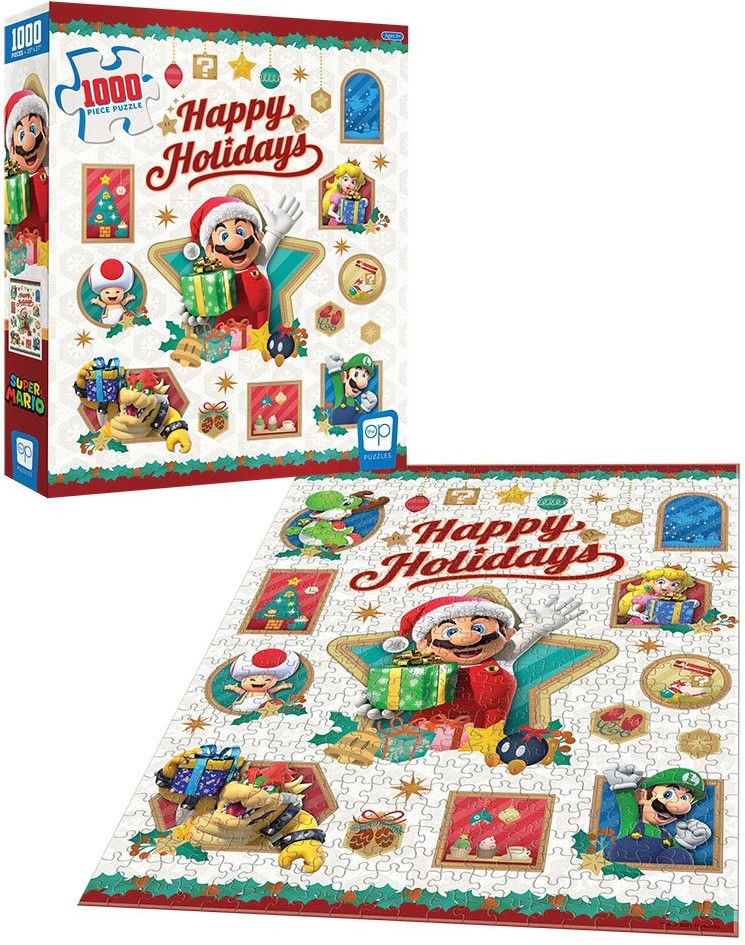 Super Mario - Happy Holidays Puzzle (1000pcs)