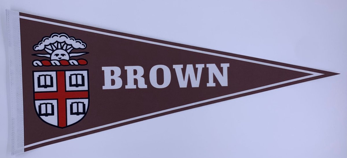 Brown University - University of Brown - VS - NCAA - Vaantje - American Football - Sportvaantje - Wimpel - Vlag - Pennant - Universiteit - Ivy League amerika - 31 x 72 cm - Cadeau sport - Cadeau uni - Brown logo