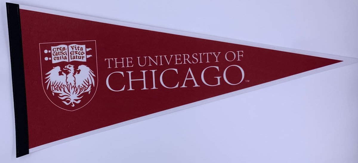 Chicago University - University of Chicago - Chicago Uni - Chicago - VS - NCAA - Vaantje - American Football - Sportvaantje -   - Vlag - Pennant - Universiteit - Ivy League amerika - 31 x 72 cm - Cadeau sport - Cadeau uni