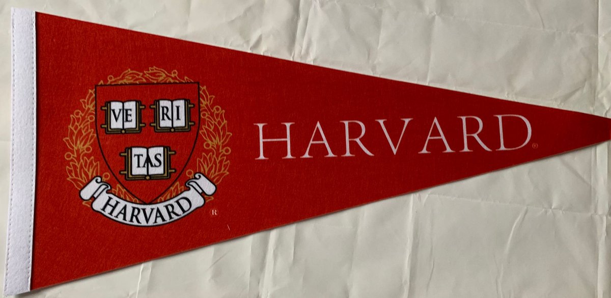 Harvard University - Harvard - NCAA - Vaantje - American Football - Sportvaantje -   - Vlag - Pennant - Universiteit - Ivy League amerika - 31 x 72 cm