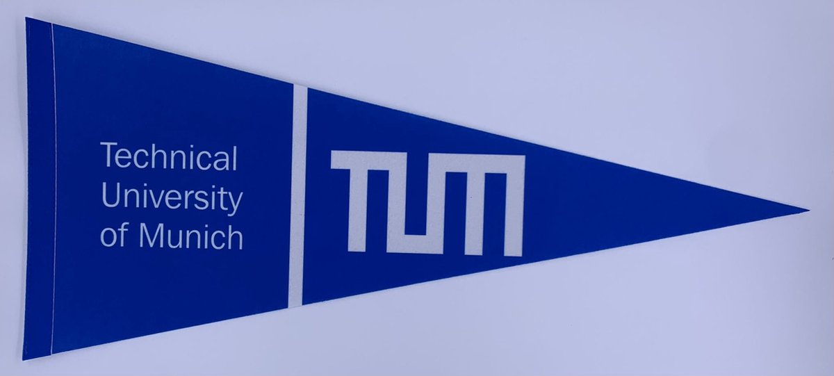 TUM Munchen - Technische uni Munchen - University of Munchen - Munchen Uni - Munchen - Universiteit van Munchen - Vaantje - Sportvaantje - Wimpel - Vlag - Pennant - Ivy League - 31 x 72 cm - Cadeau sport - Cadeau uni - Vaantje Munchen - Vlag Munchen