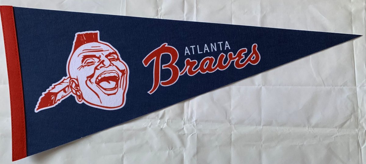   - Atlanta Braves - MLB - Vaantje - Baseball - Honkbal - Sportvaantje - Pennant -   - Vlag - 31 x 72 cm - 3