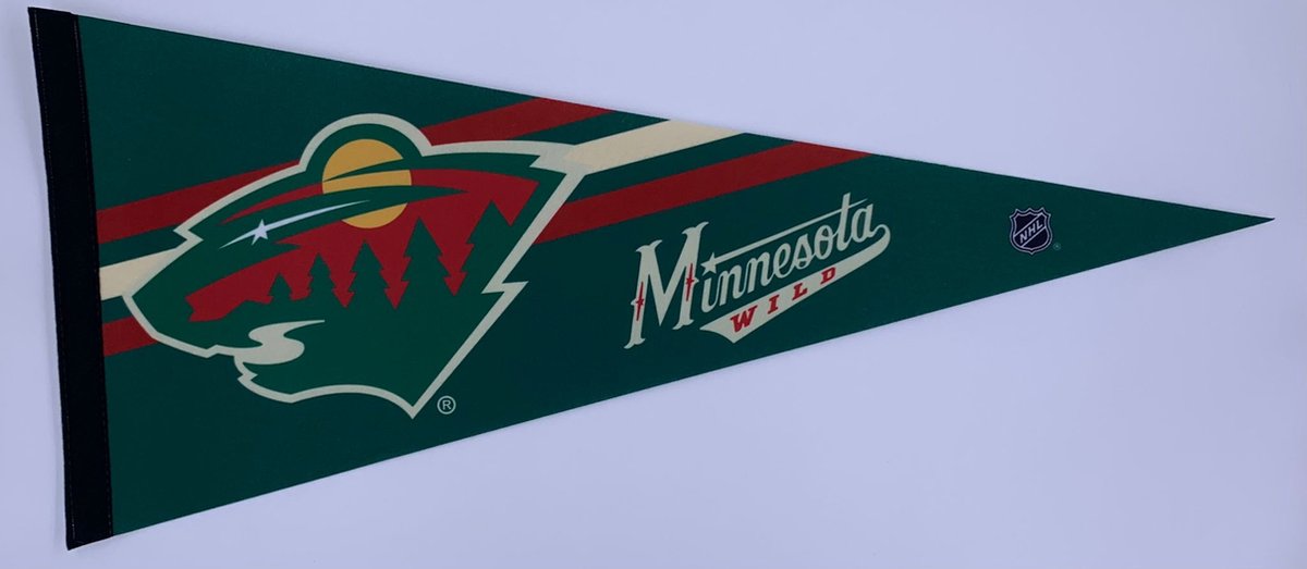   - Minnesota Wild - USA - NHL - Vaantje - Ijshockey - Hockey - Ice Hockey - Sportvaantje - Pennant -   - Vlag - 31 x 72 cm - minnesota