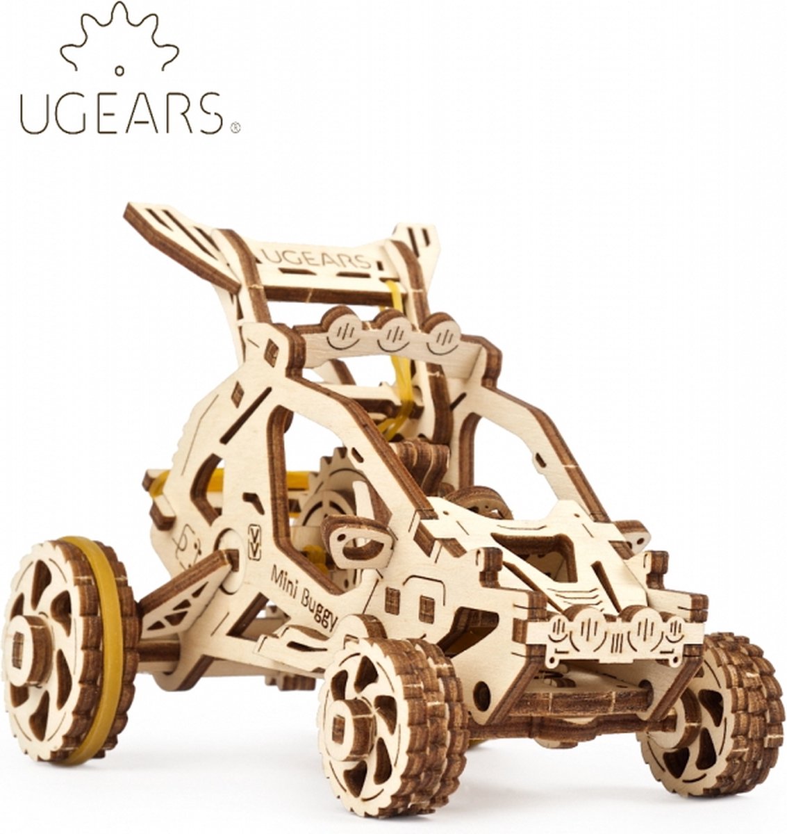 Houten bouwpakket - mini buggy - Ugears - 80 onderdelen
