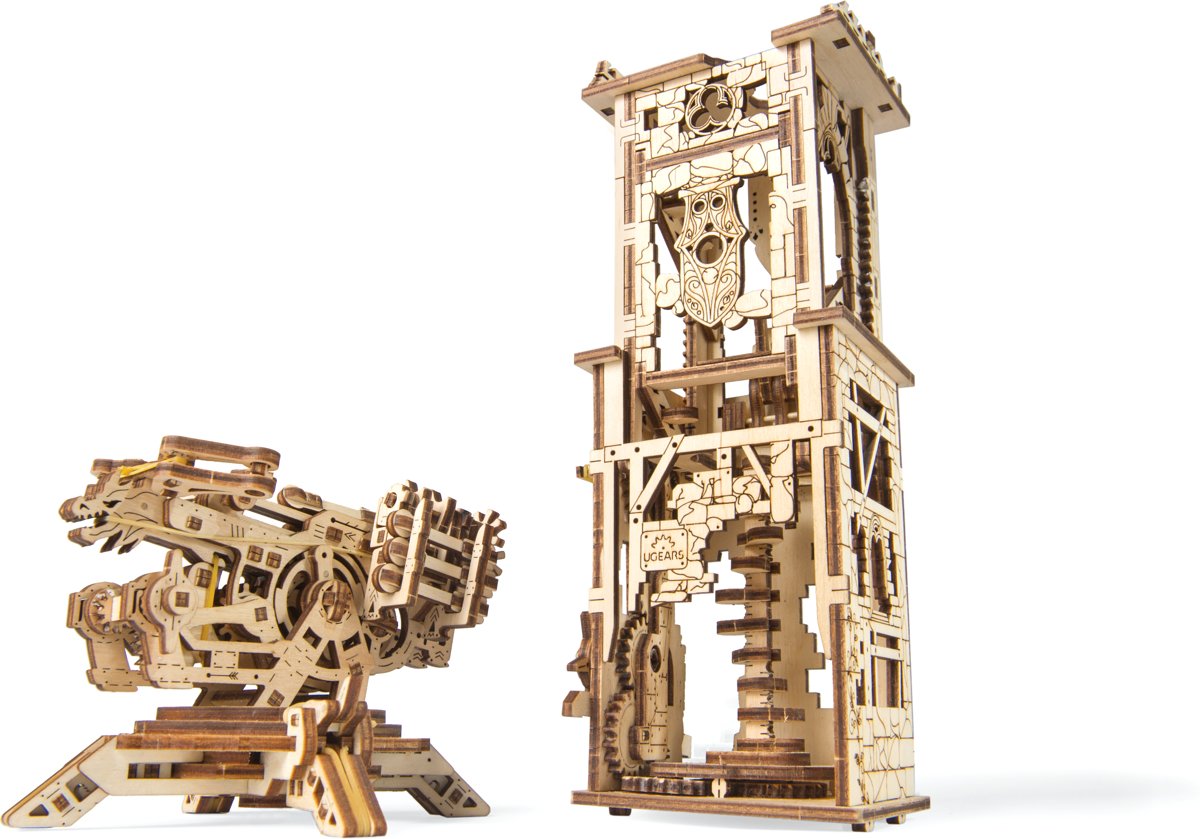 UGears modelbouw hout Archballista toren