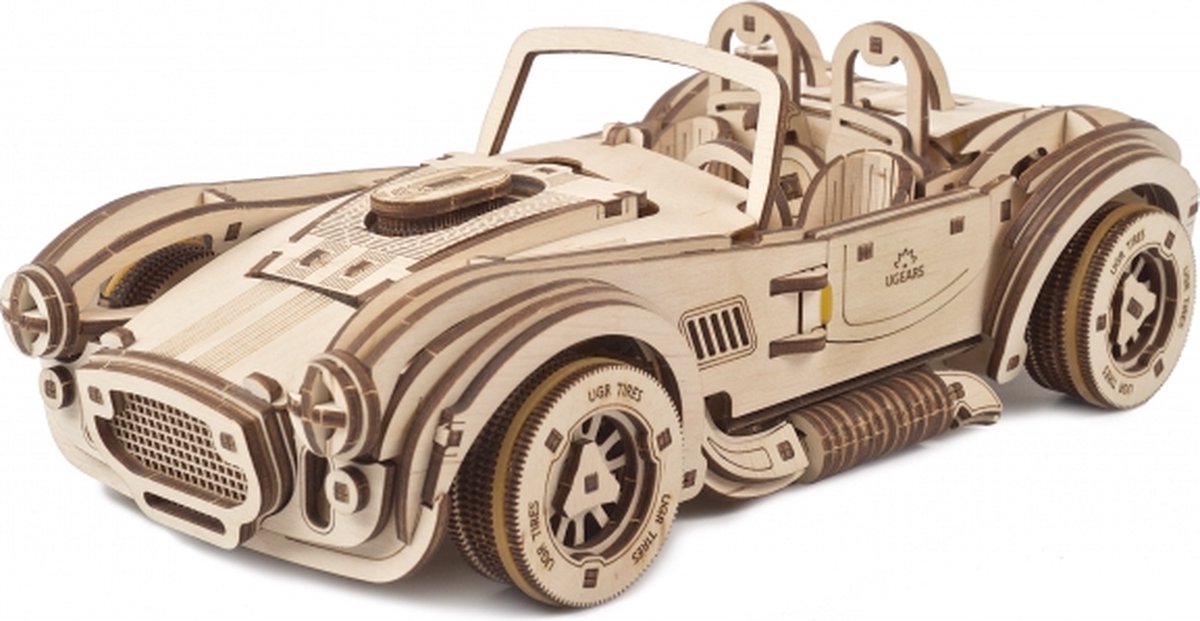 UGears modelbouw hout Drift Cobra Racewagen