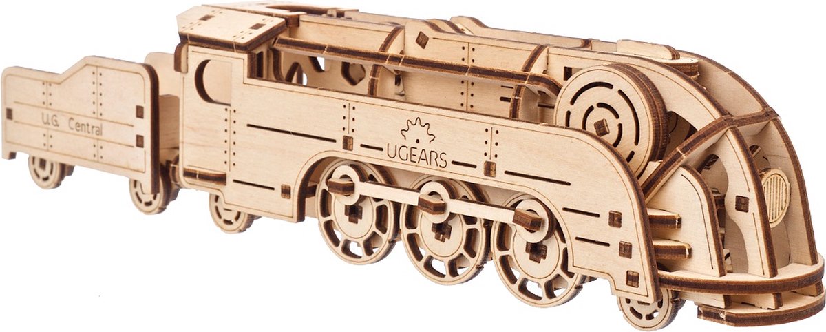Ugears Houten Modelbouw - Mini Locomotive SMART