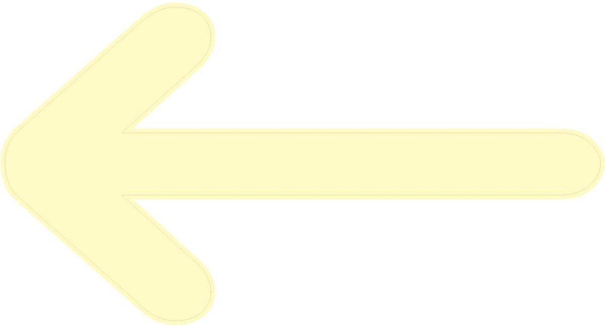 Vloerstickers pijlen crème - Vloermarkeringspijlen