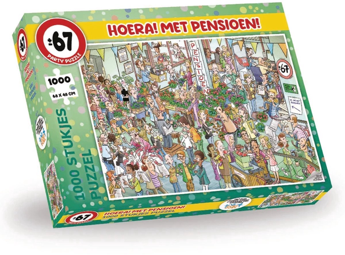 Party Puzzel - Hoera! Met Pensioen 1000 stukjes