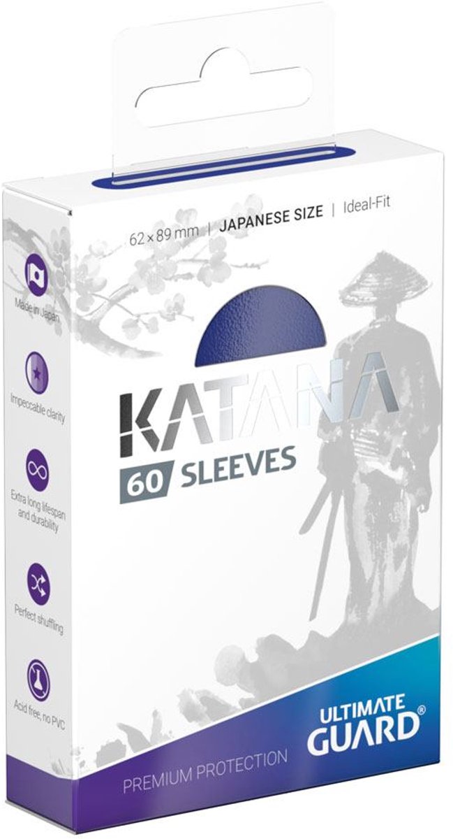 ULTIMATE GUARD Katana Sleeves Japanese Size Kaarthoes 60 stuks