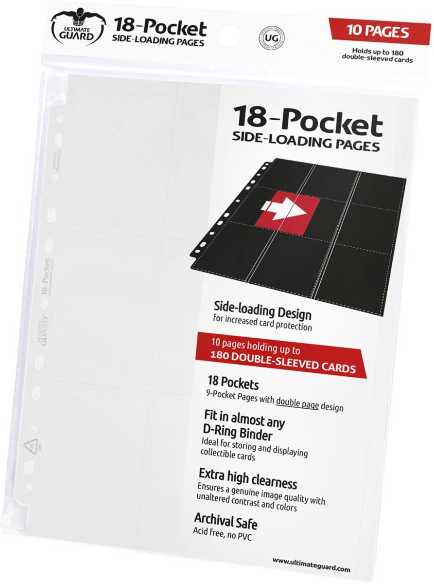   18-Pocket Pages Side-Loading White (10)