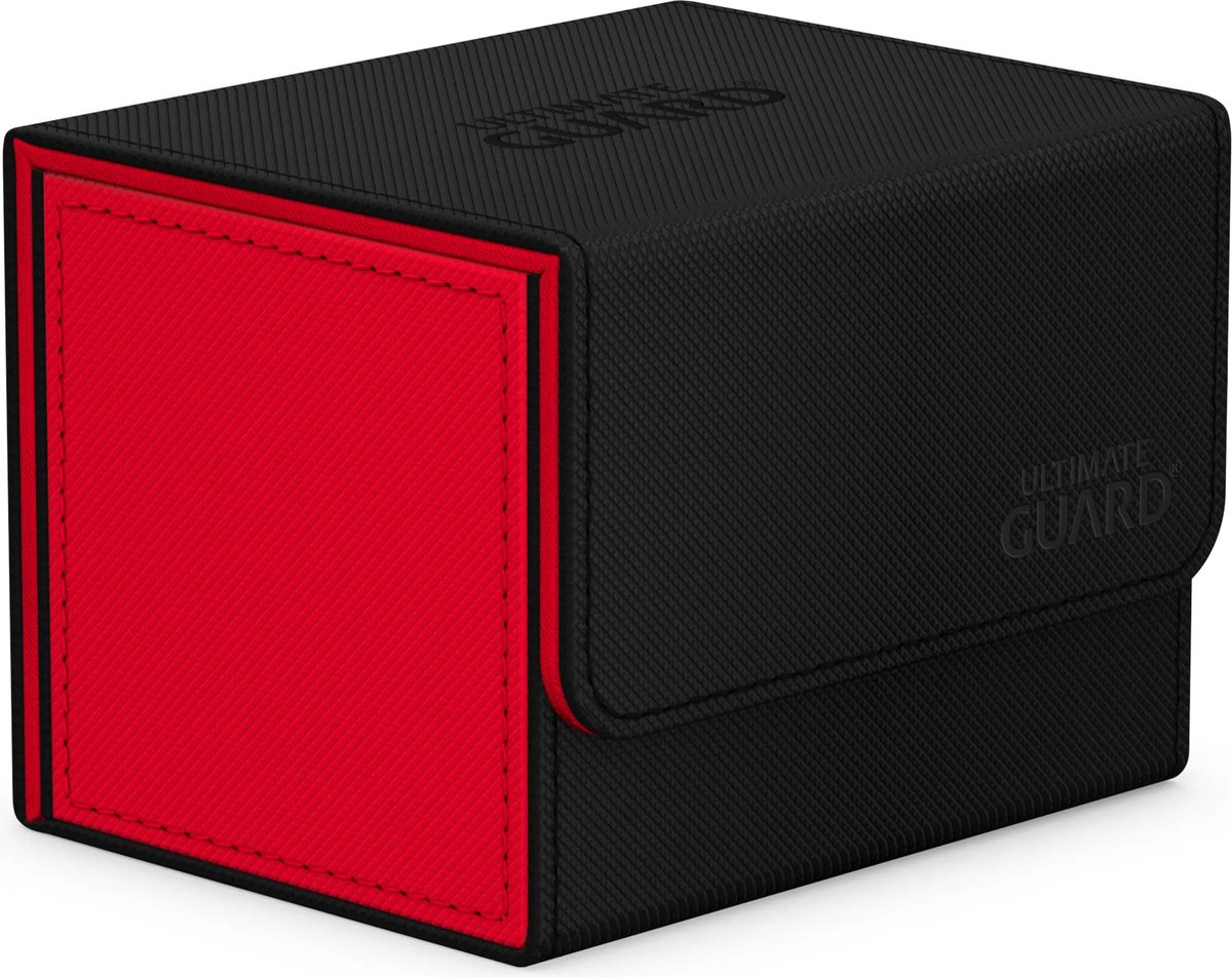 Ultimate Guard Ultimate Guard Sidewinder 100+ Xenoskin Synergy - Black/Red Card Boxes