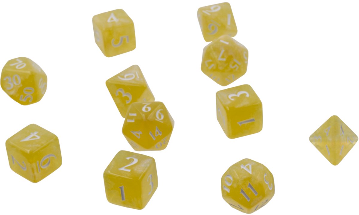 Eclipse 11 Dice Set: Lemon Yellow