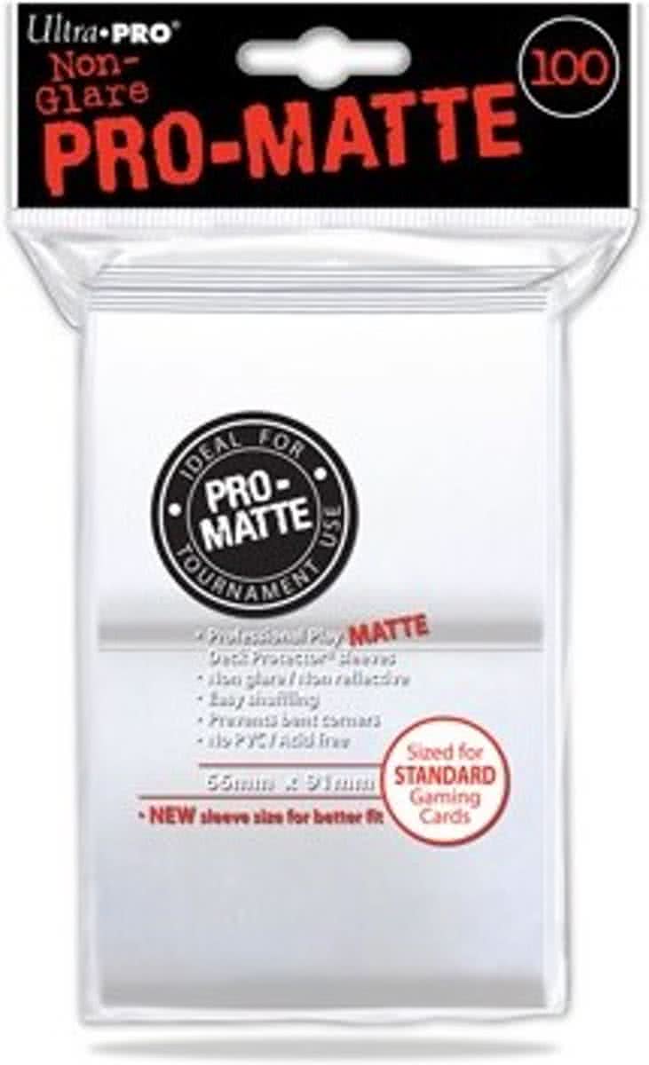 Sleeves Pro-Matte - Standaard Wit (100 stuks)
