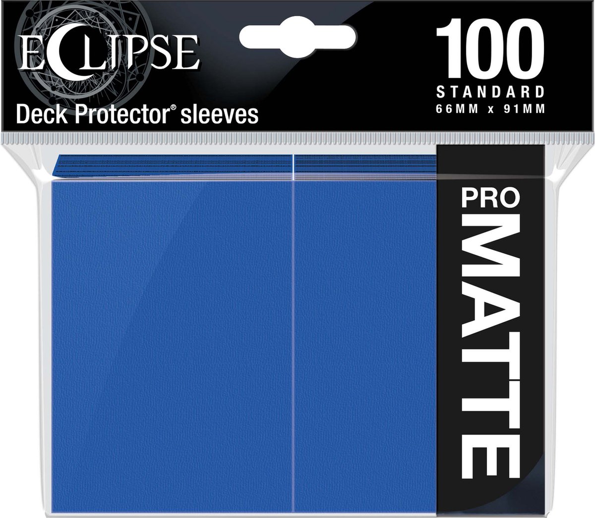 Ultra Pro - Eclipse Matte 100 Standaard Formaat Kaarthoesjes Pacifisch Blauw Pack (66 x 91 mm)