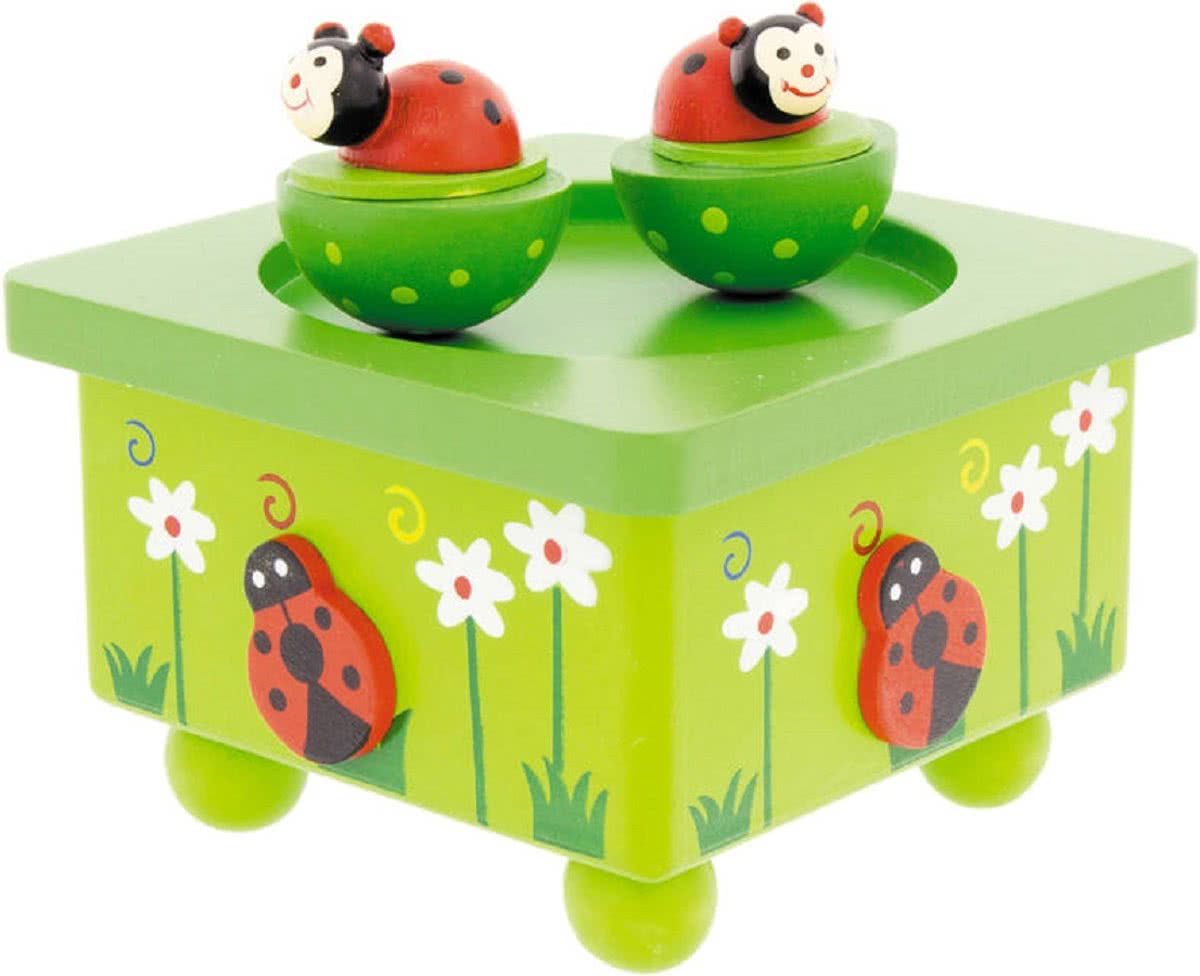 Muziekdoos Lieveheersbeestje blaadje