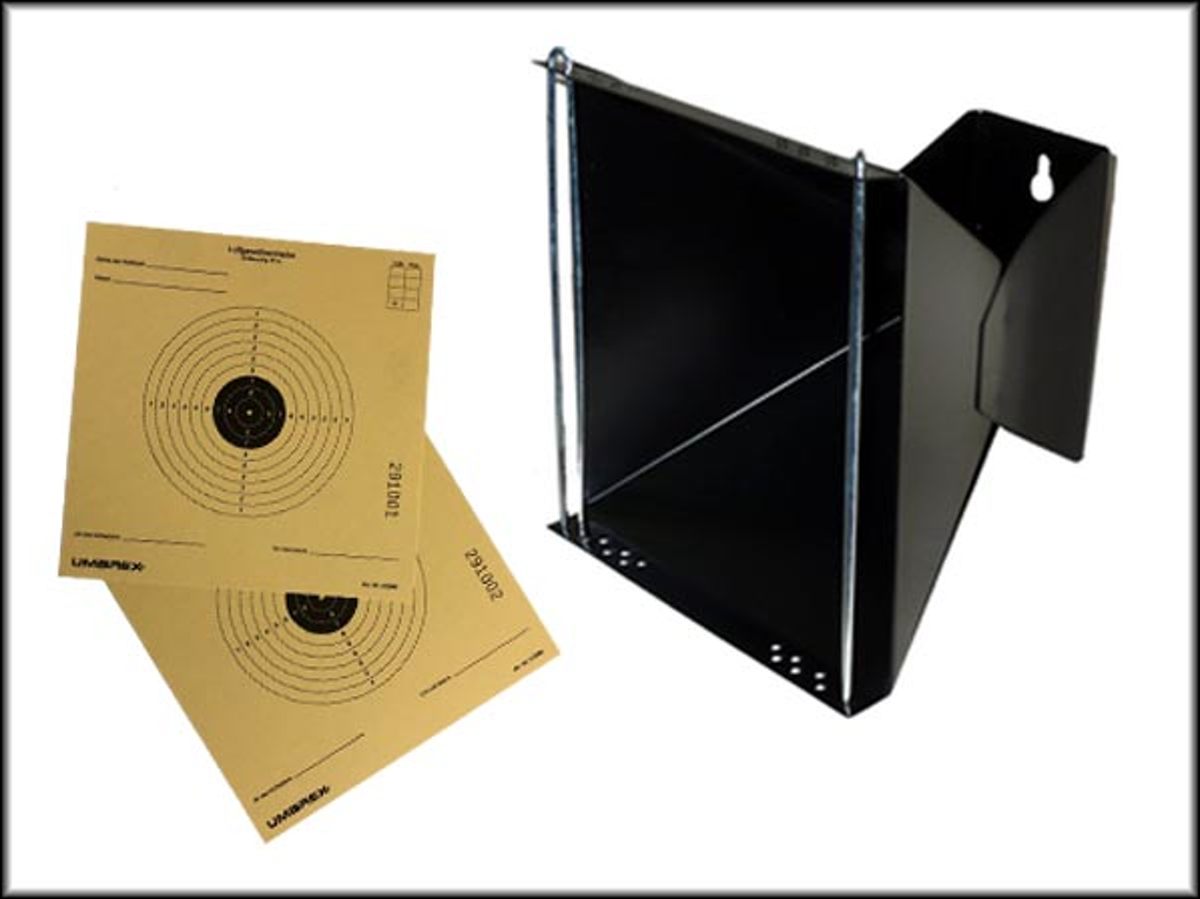 Airsoft target kaarthouder + 10 target kaarten