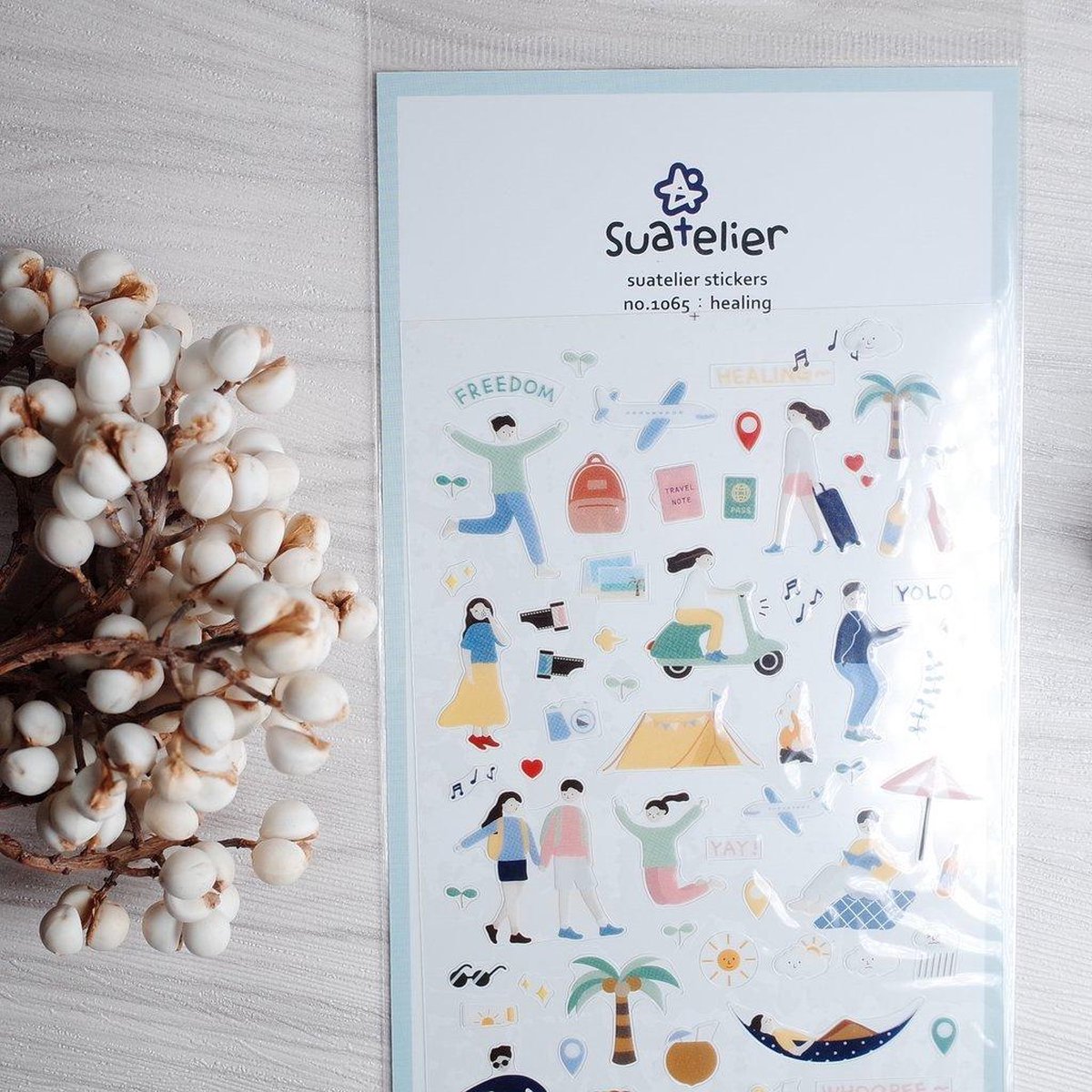 Healing Levensstijl Leuke DIY Scrapbooking Dagboek Briefpapier Stickers