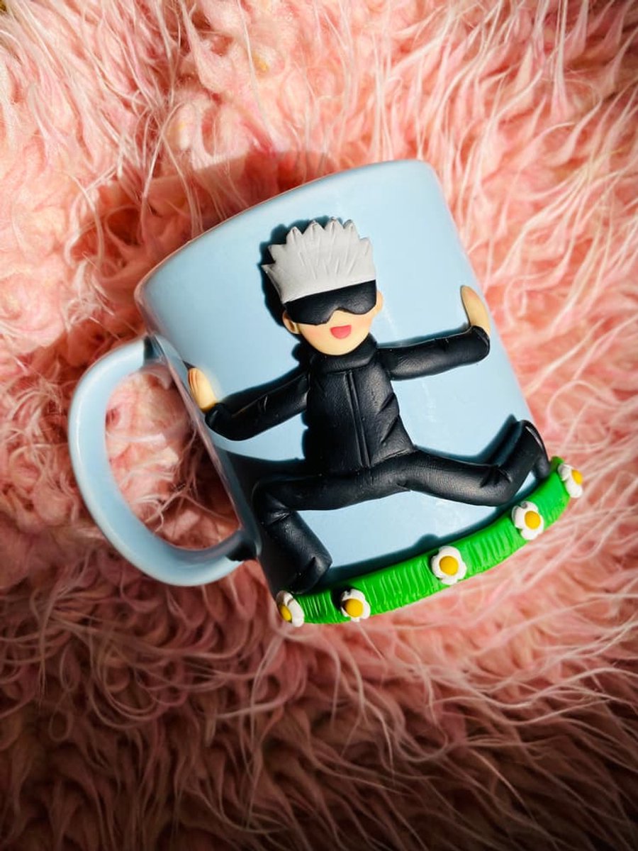 Jujutsu Kaisen Mok – Handgemaakt met Polymeerklei