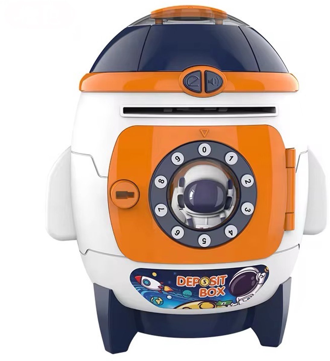 OODBLUE Ruimtevaart Spaarpot – Mechanische ATM Geldkluis met automatische Geldkluis en Licht