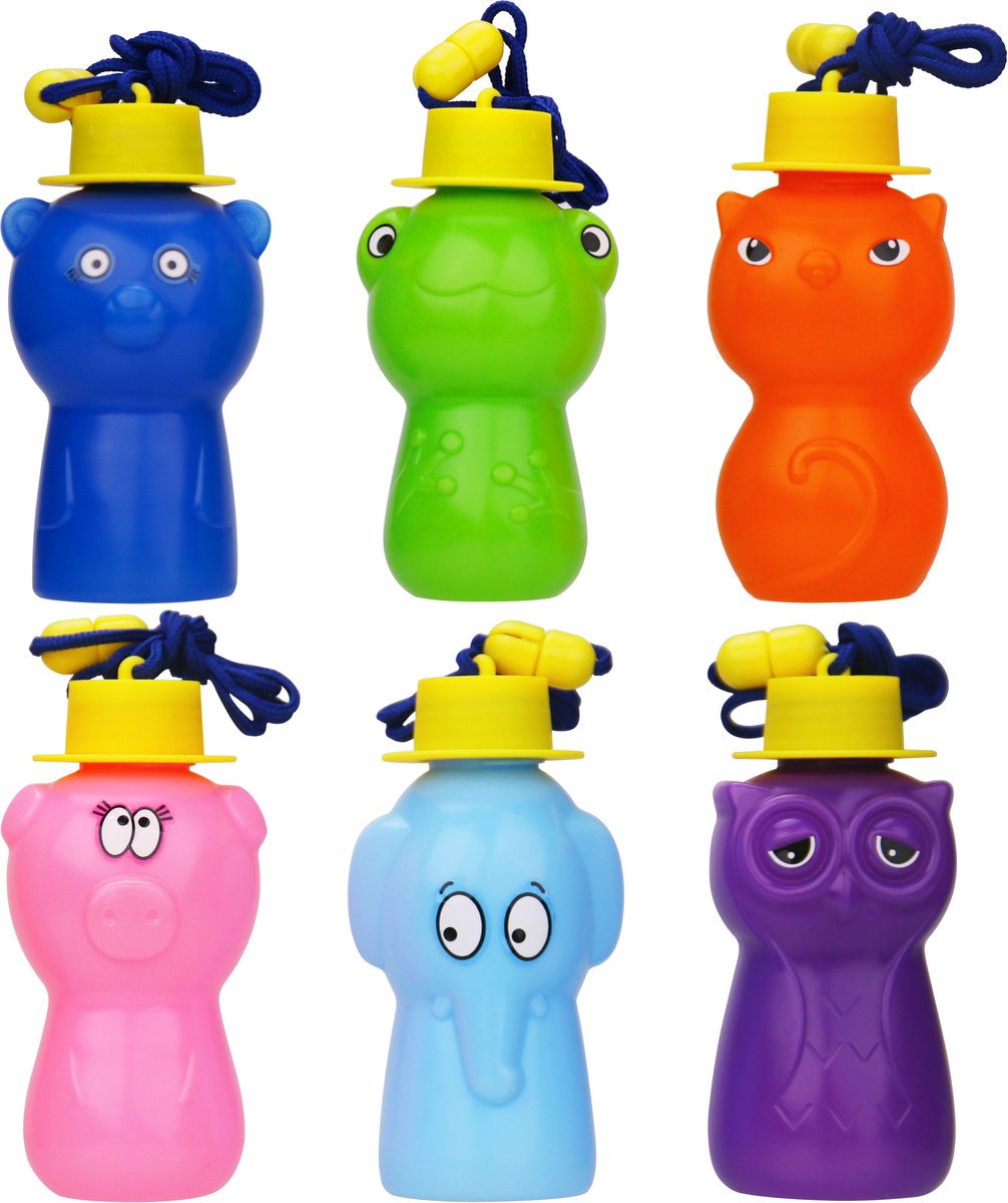 Uncle Bubble educatief speelgoed Pop up friends multicolor karton.