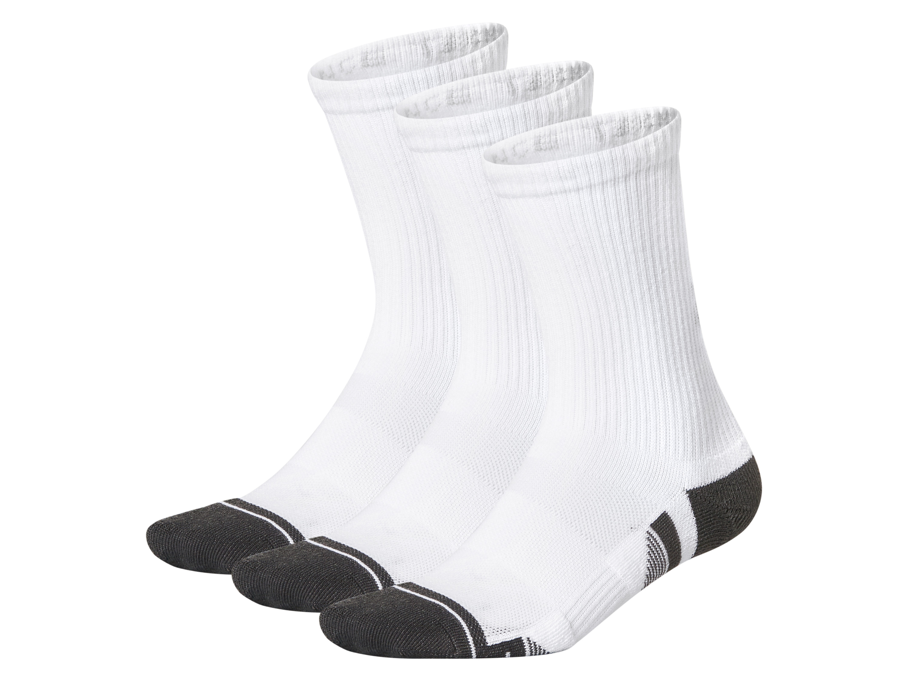 Under Armour 3 Paar sokken (Wit, 42-47,5)