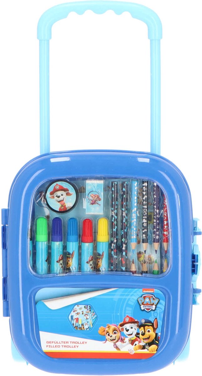 Gevulde Trolley Kleurkoffer PAW Patrol
