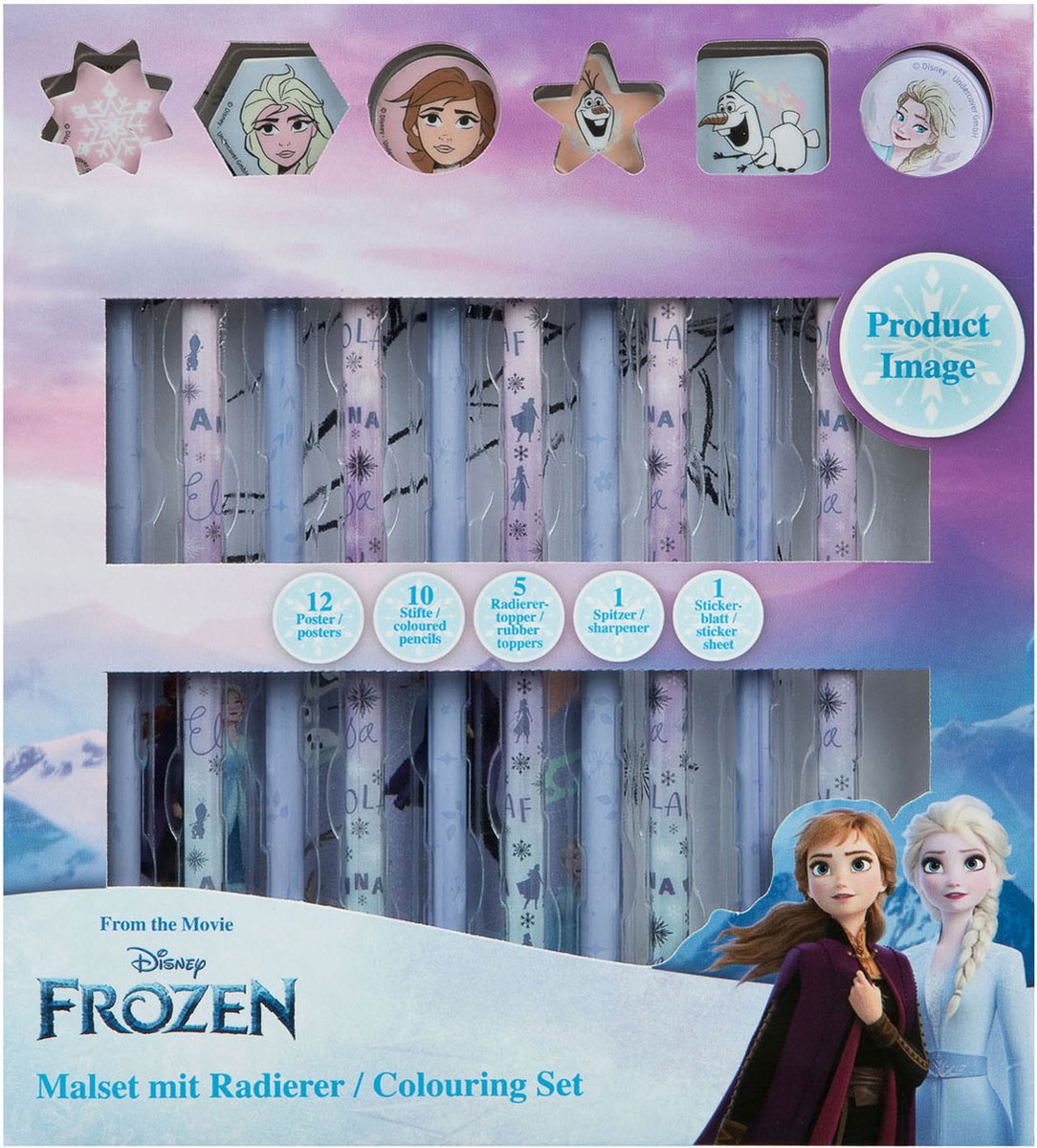 Kleurset met Gummen Frozen, 29dlg..