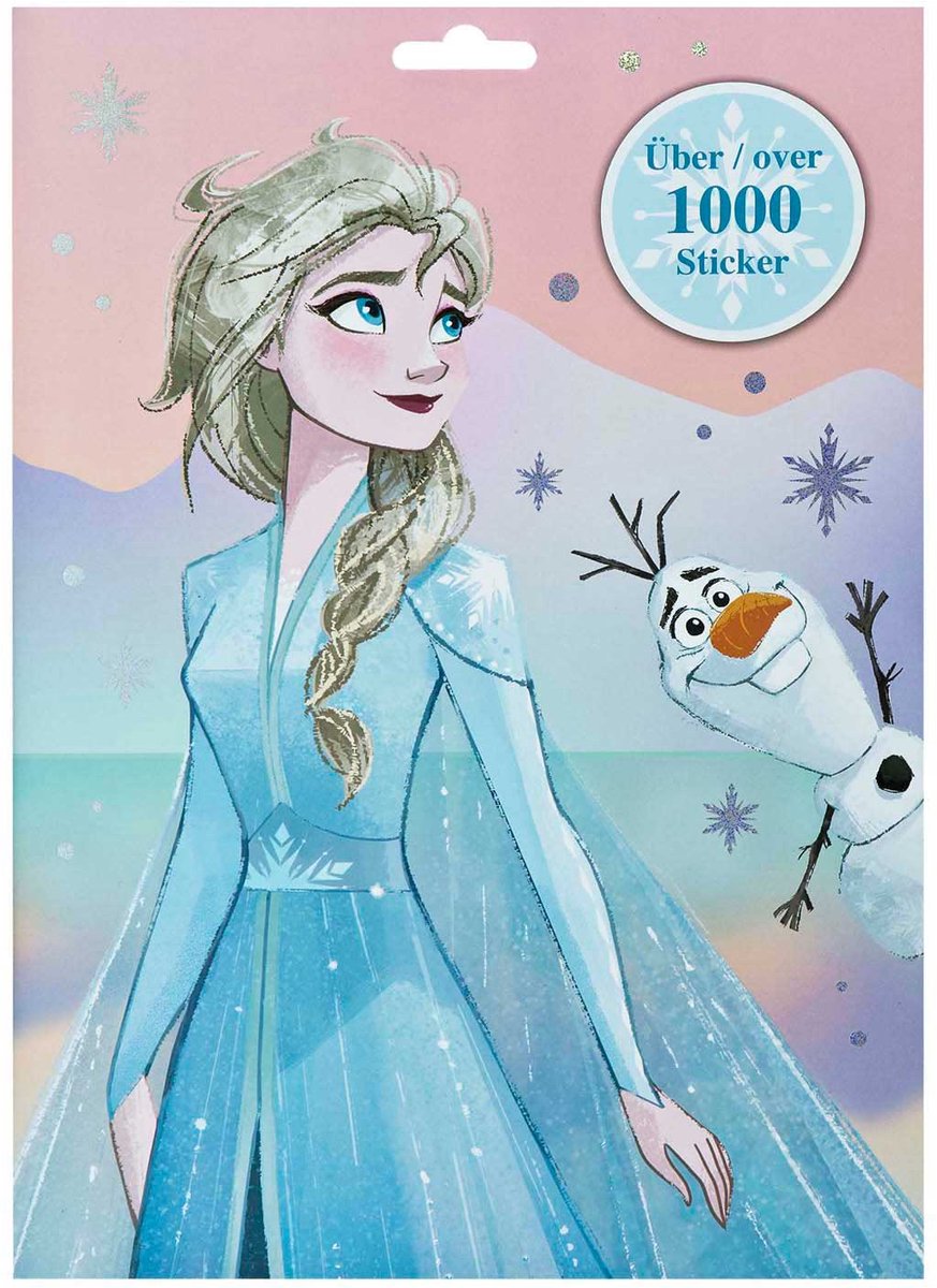 Stickervellen Frozen - 1000st.