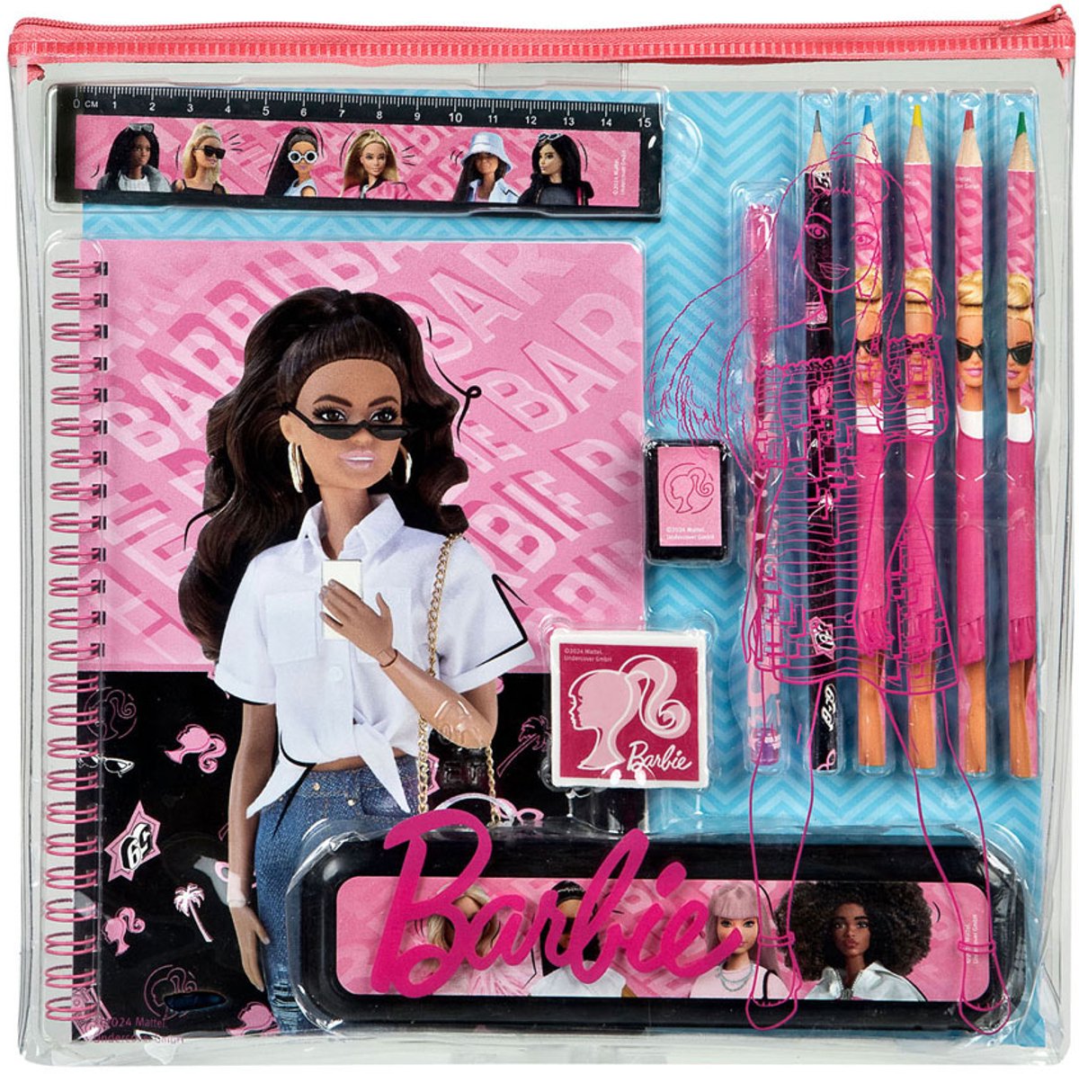 Undercover Notitie en Schrijfset Barbie