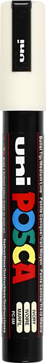 uni-ball Paint Marker op waterbasis Posca PC-5M Ivoor