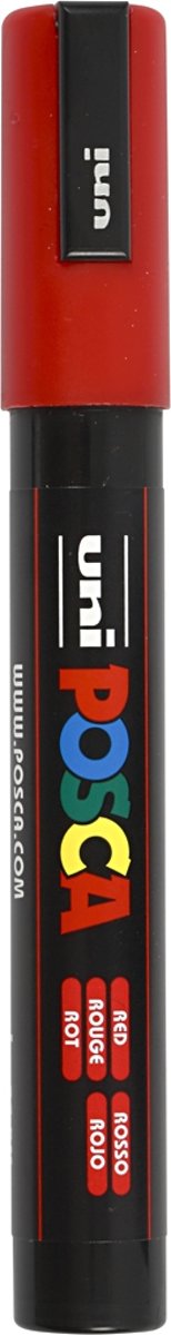 uni-ball Paint Marker op waterbasis Posca PC-5M Rood