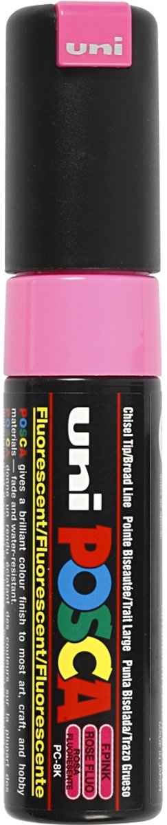 uni-ball Paint Marker op waterbasis Posca PC-8K fluor pink