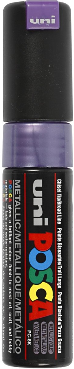 uni-ball Paint Marker op waterbasis Posca PC-8K paars metaal