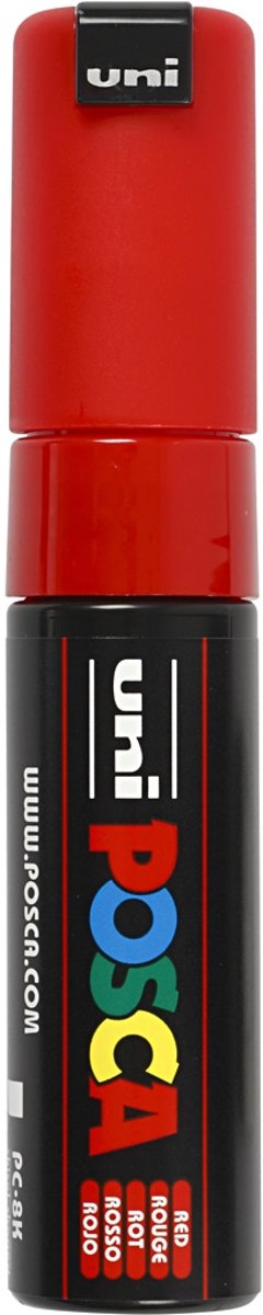 uni-ball Paint Marker op waterbasis Posca PC-8K rood
