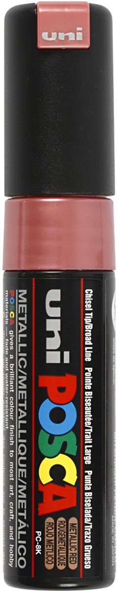 uni-ball Paint Marker op waterbasis Posca PC-8K rood metaal