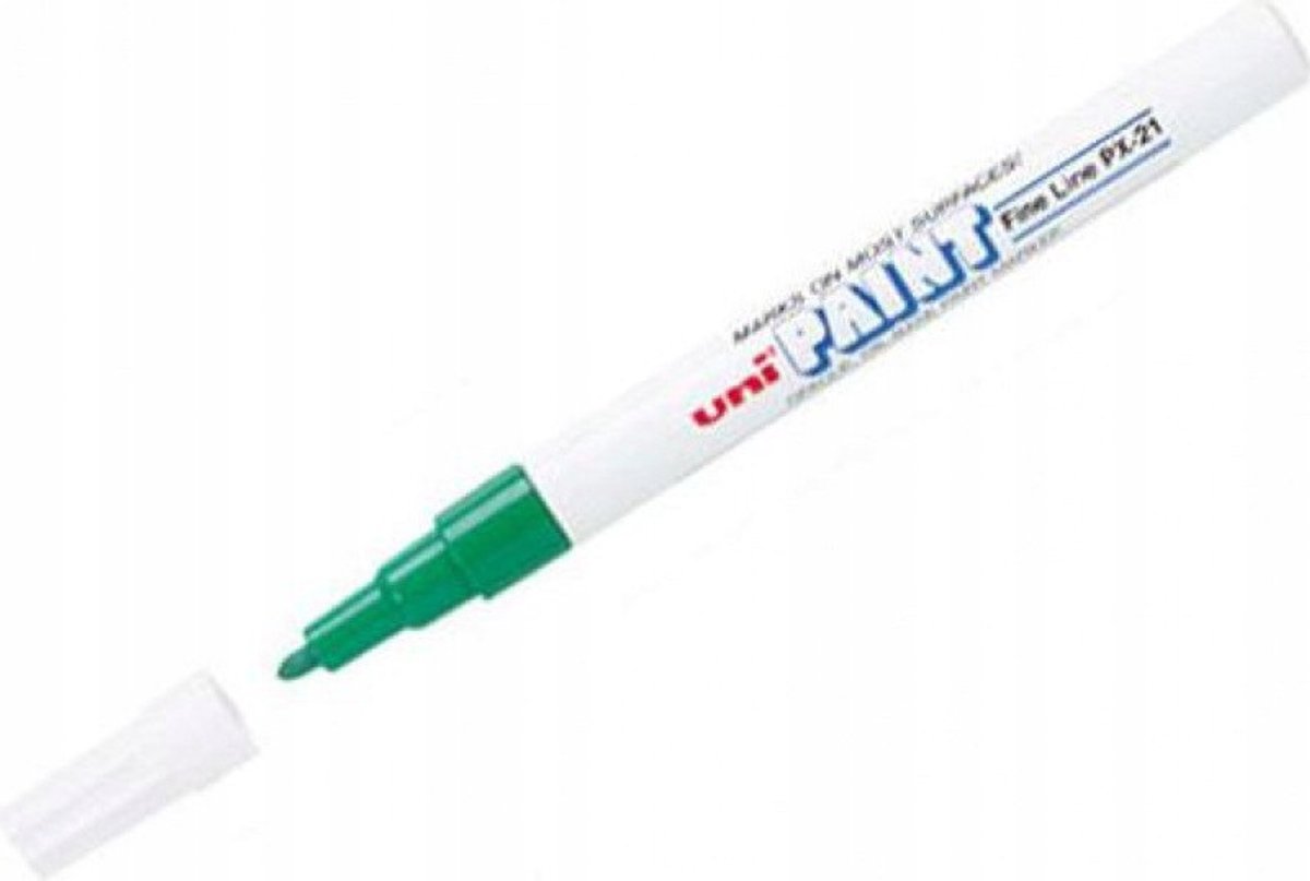 UNI Olie Marker - Groen - 0.8-1.2mm - Aluminium Behuizing