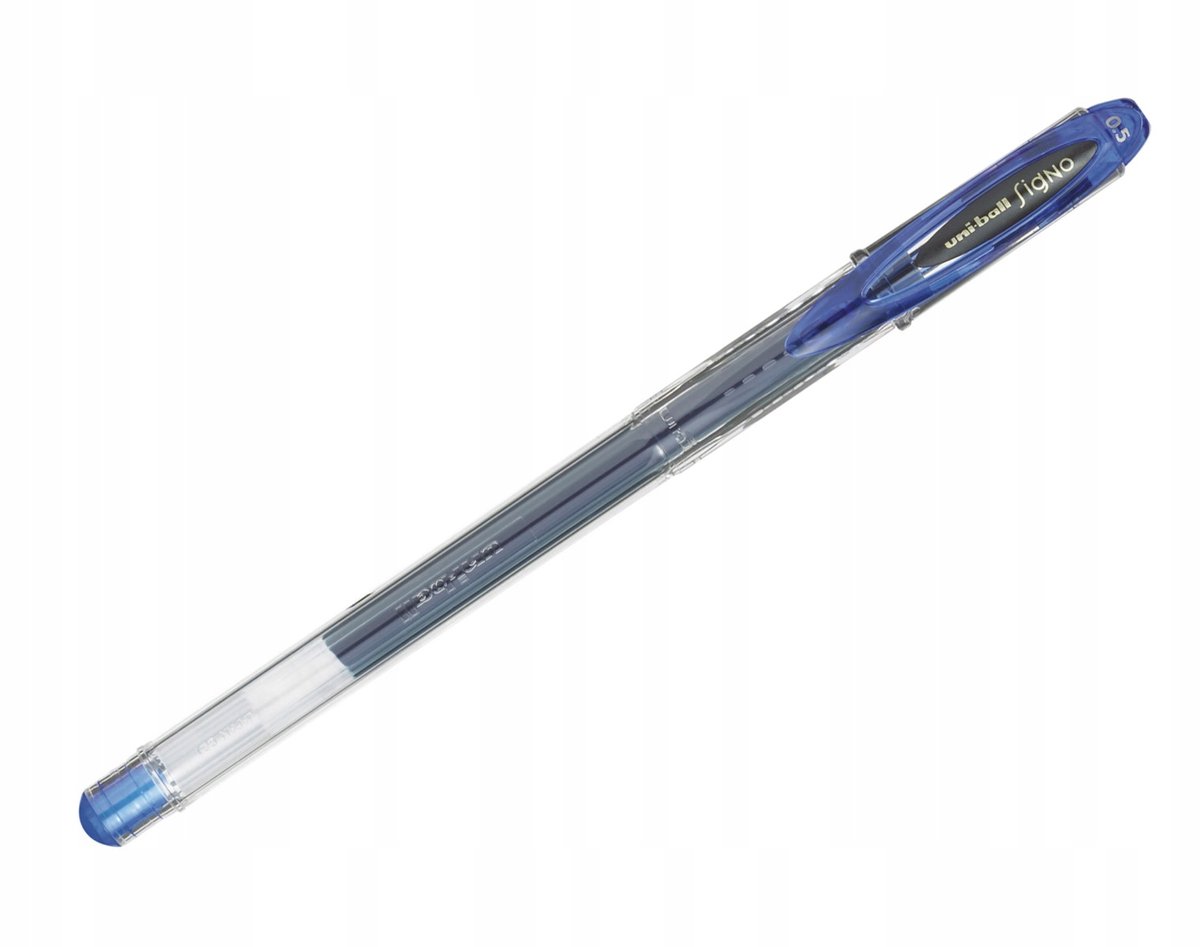 Uni UM-120 Gelpen Blauw - Vloeiend Schrijven, Sneldrogend