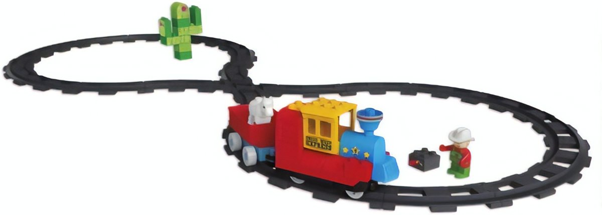 Unico Bouwpakket Treinrails 47-delig