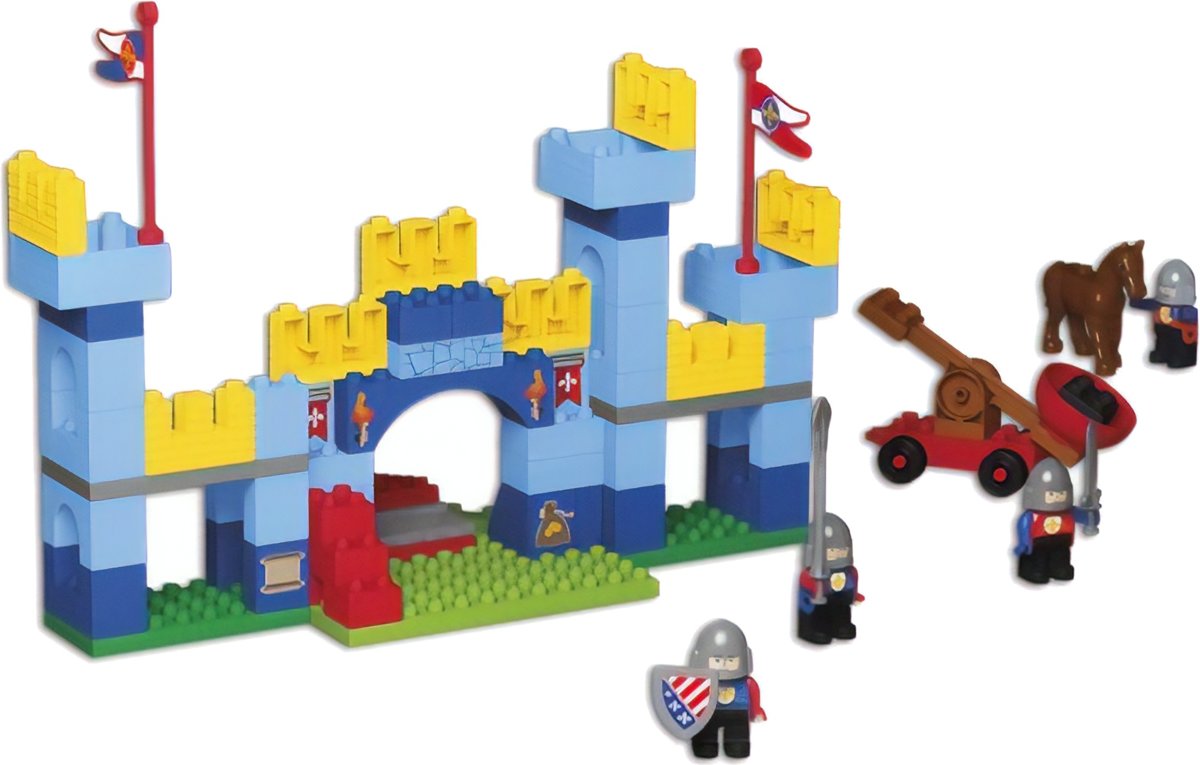 Unico Bouwset Kasteel Met Katapult 91-delig